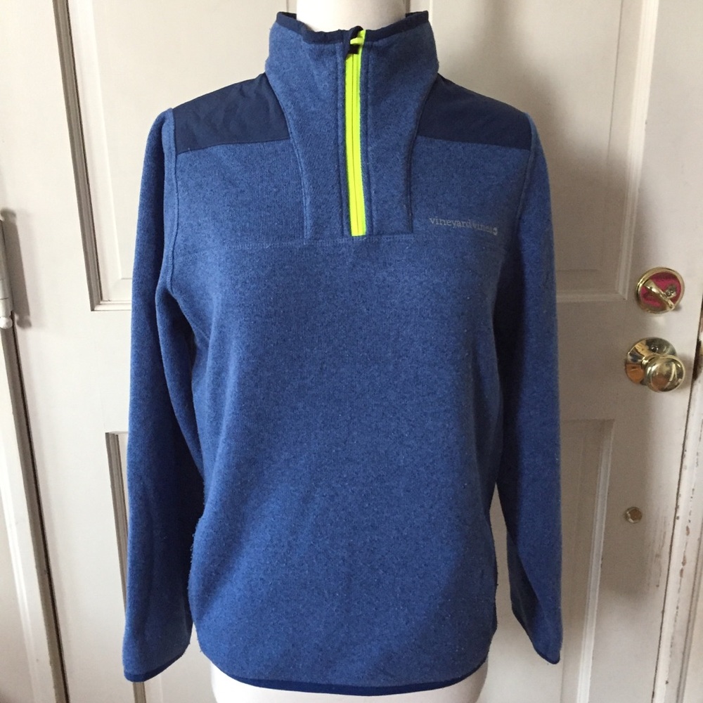 Vineyard Vines Boys Quarter Zip. Zipper.